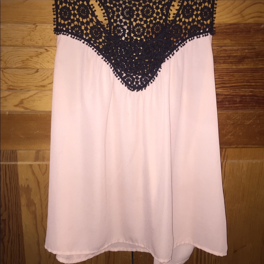 Classy Tank with Black Lace